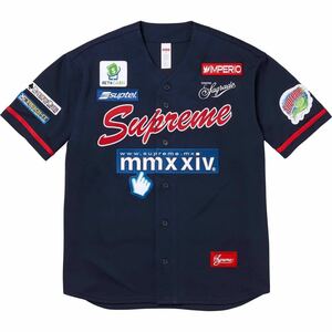 新品 Supreme 24SS Chosen One Baseball Jersey チョーズン ワン ベースボール ジャージー Navy ネイビー 紺 L Large