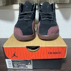 新品 18.0 cm US 12c A Ma Maniere × Nike Air Jordan 12 Retro SP PS Black Burgundy Crush ア マ マニエール ナイキ エア ジョーダンの画像2