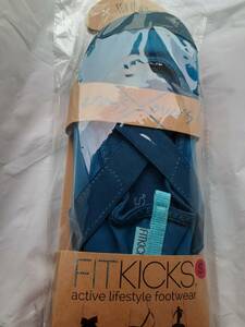 新品☆FITKICKS フィットキックス クロスオーバー Teal ティール 青緑 S ヨガシューズ ジョギングシューズ 介護シューズ 室内・外両用