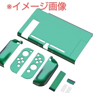 y030715fm PlayVital Nintendo Switch 対応 ハードケース グリップカバー ジョイコン 対応 グリーン パープル カメレオングロッシーの画像2