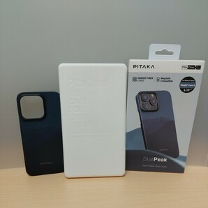 y030109fm PITAKA iPhone 15 Pro 用 ケース 浮織1500Dアラミド繊維製 StarPeak MagSafe対応 MagEZ Case 4 超極薄・超軽量 カーボン風の画像1