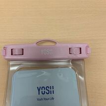 y030817m 2枚セットYOSH スマホ 防水ケース IPX8認定 保護 密封 お風呂用 7.0インチ対応_画像2