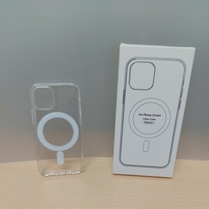 y032202fm iPhone 12 mini 対応 ケース 透明 耐衝撃 薄型 クリアケース ワイヤレス充電 