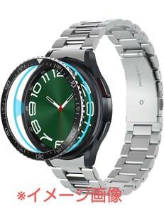 y031111fm Spigen Galaxy Watch 6 Classic 47mm ケース ギャラクシーウォッチ ベゼルリング フレーム ダイバーズウォッチスタイル ブラック