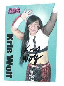 STARDOM ☆ KRIS WOLF Autographed Card