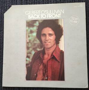 Back to Front　Gilbert O'sulliban　US輸入盤　カット盤　Clair収録