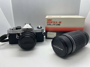 PENTAX-M SMC F1.7 50mm /F4 200mm MX本体 ジャンク ペンタックス/一眼レフ/レトロカメラ　