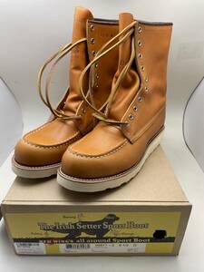 RED WING 9877 GOLD 8.5D レッドウィング/アイリッシュセッター/復刻犬タグ/26.5cm/レッドウイング