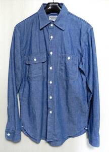 【新品】KENNETH FIELD Authentic Ⅱ CHAMBRAY WORK SHIRTS sizeM ケネスフィールド シャンブレーシャツ BEAMS PLUS ビームス