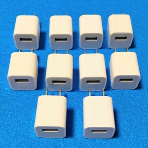 1 jpy start Apple genuine products USB adaptor together 10 piece 