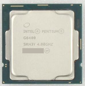 Intel Pentium Gold G6400 SRH3Y 2C 4GHz 4MB 58W LGA1200　出品③