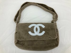 CHANEL シャネル ショルダーバッグ ベージュ系 ノベルティ ココマーク【CBAZ7040】