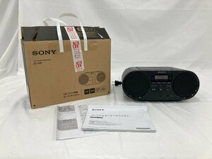 SONY ソニー　パーソナルオーディオシステム　CD/ラジオ搭載　ZS-S40　ブラック　箱入り【CBBC4018】