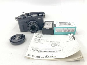 FUJIFILM 富士フィル デジタルカメラ 黒 通電未確認 X30 7.1～28.4㎜ 1：2.0～2.8【CCAC7005】