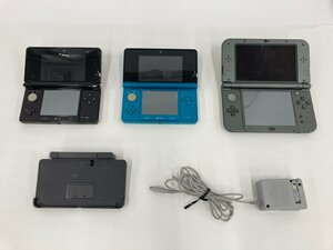 Nintendo 3DS/3DSLL 3点まとめ　初期化済【CCAD2050】