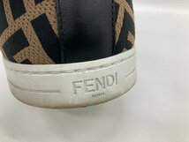 FENDI フェンディ　ズッカ　スニーカー　7 E 1258 10 サイズ10【CCAH7041】_画像10