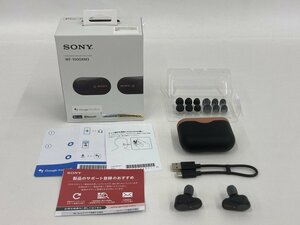 SONY ワイヤレスイヤホン WF-1000XM3 ブラック 箱付き 通電○【CCAL2027】