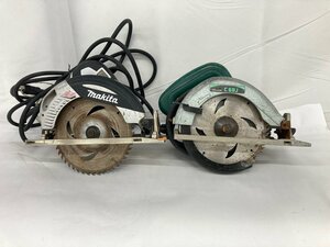 165mm電子マルノコ HITACHI 日立工機 C6BJ/makita マキタ 5732C 2点 おまとめ ジャンク品 【CCAO1010】