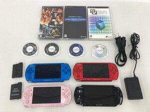 PSP 3000 本体 ソフト おまとめ 天誅参/インテリジェントライセンス/他【CCAS4038】