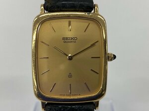 SEIKO　セイコー　14K×SS×革 6020-5610/052293 ゴールド文字盤　不動　総重量23.8g【CCAS8018】