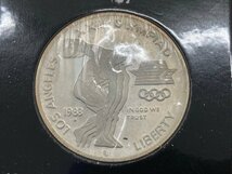 銀貨・銀コイン・銀メダルおまとめ ロサンゼルスオリンピック記念記念など 6点 ケース付き【CCAX1002】_画像4