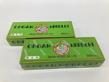 ミシン針 ORGAN NEEDLES 500PCS×2【CCAY1024】_画像1