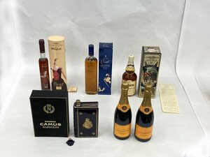 Veuve Clicquot Ponsardin 2点/JOHNNIE WALKER Quwst/GLEN MORAY 12年 他 計6点 12～43度 350~750ml 未開栓 国外酒【CCAY2001】