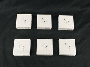 Apple アップル　AirPods エアポッズ　MME73J/A　モデルA2564 A2565 A2566　第3世代　未開封品　6点　おまとめ【CCAZ2038】