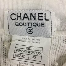 CHANEL シャネル BOUTIQUE 半袖 カーディガン P06576W03006 BO742 42サイズ【CCAE5050】_画像4