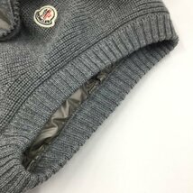 MONCLER モンクレール ダウンベスト グレー系 Sサイズ RN116347【CCAN5045】_画像7