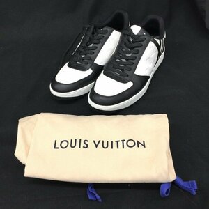 LOUIS VUITTON ルイヴィトン スニーカー 白×黒 MS0223 表記サイズ6.5【CCAN5039】