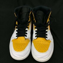 NIKE ナイキ AIR JORDAN 1 MID イエロー サイズ28.5cm【CCAO5053】_画像6