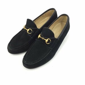 GUCCI グッチ ローファー ホースビット スエード サイズ38C【CCAO5013】