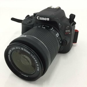 Canon　キヤノン　EOS Kiss X7 + EF-S 18-55/3.5-5.6 IS STM　通電確認済み【CCAP2016】