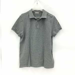 MONCLER モンクレール ポロシャツ MAGLIA POLO MANICA CORTA グレー【CCAL5032】の画像1