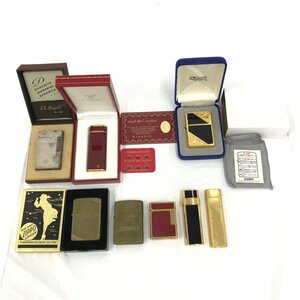 S.T.Dupont / Christian Dior / Cartier / ZIPPO ほか ライター 8点まとめ【CBBA6044】