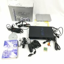 PlayStation2 PS2 本体 SCPH-10000/SCPH-75000 メモリーカード/コントローラー/アダプター付き 通電確認済み【CBAZ5076】_画像1