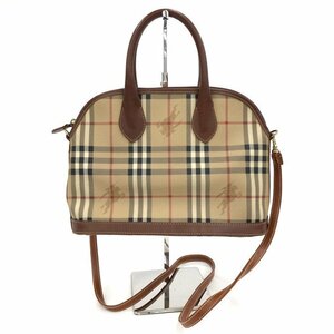 BURBERRY バーバリー 2wayショルダーバッグ ノバチェック ベージュ系【CBBB3007】