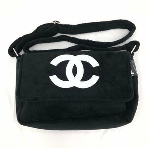 CHANEL シャネル ショルダーバッグ 黒 ココマーク ノベルティ【CBBB3076】