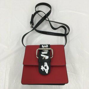 Vivienne Westwood ヴィヴィアンウエストウッド ショルダーバッグ 赤系 レザー 袋付き【CCAA4062】