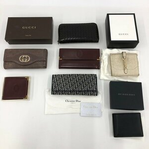 財布 おまとめ BURBERRY/Dior/Cartier/他【CCAD2058】