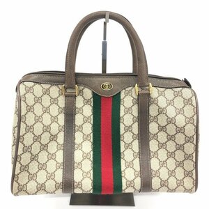 GUCCI グッチ オールド ボストンバッグ ・39・02・007【CCAB7014】