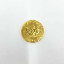 K24　金貨幣　カナダ　メイプルリーフ金貨　10ドル　重量7.8g【CBAS3090】_画像1