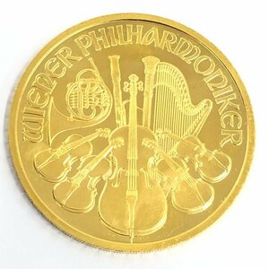 K24　金貨幣　オーストリア　フィルハーモニー金貨　100ユーロ　重量31.1g【CBAP3034】