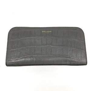 SAINT LAURENT サンローラン　長財布 　黒　袋付き【CCAD8023】