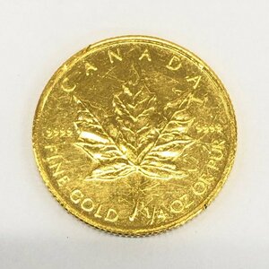 K24IG　カナダ　メイプルリーフ金貨　1/4oz　2003　総重量7.8g【CCAD8016】