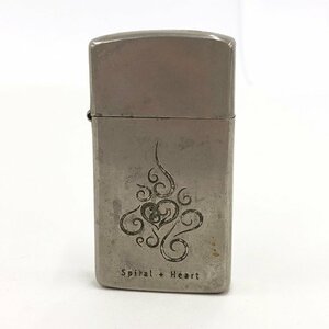 ZIPPO　ジッポー　ライター　STERLING　SPIRAL　HEART　227【CCAJ3005】