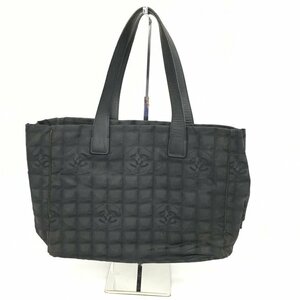 CHANEL シャネル　ハンドバッグ　ニュートラベルライントート　黒　ナイロン【CCAJ4028】