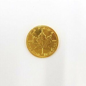 K24IG カナダ メイプルリーフ金貨 1/10oz 総重量3.3g【CCAI2031】