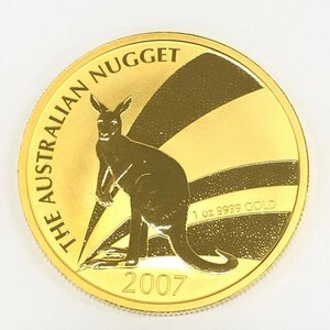 K24IG オーストラリア ナゲット カンガルー金貨 1oz 総重量31.1ｇ【CCAI6028】